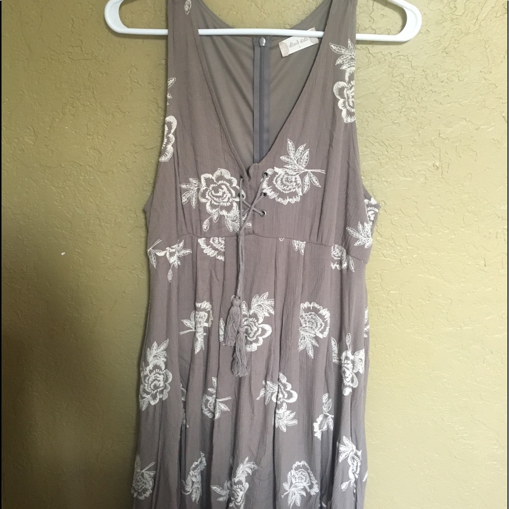 Altard State brown and cream dress
